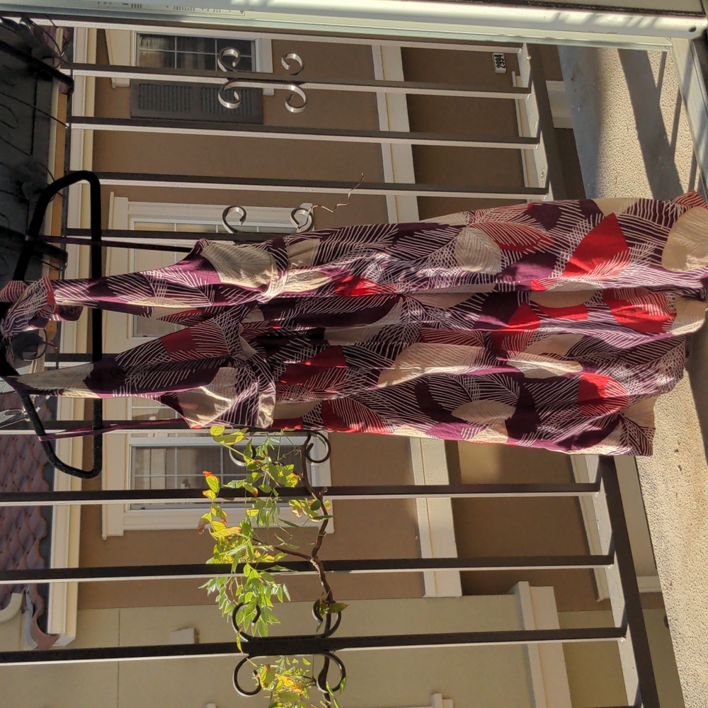 BCBGMaxAzria Botanical Halter Dress